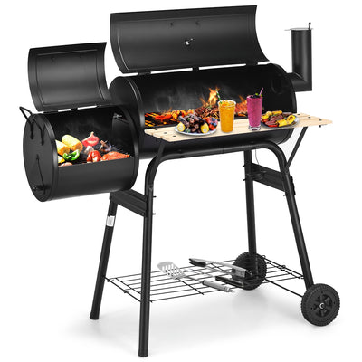 Outdoor BBQ Grill Barbecue Pit Patio Cooker