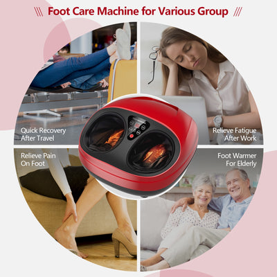 Foot Massager W/ Heat Rolling and Air Compression