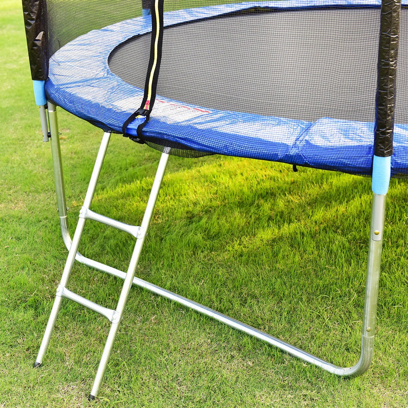 10 Feet Combo Bounce Jump Safety Trampoline with Spring Pad Ladder