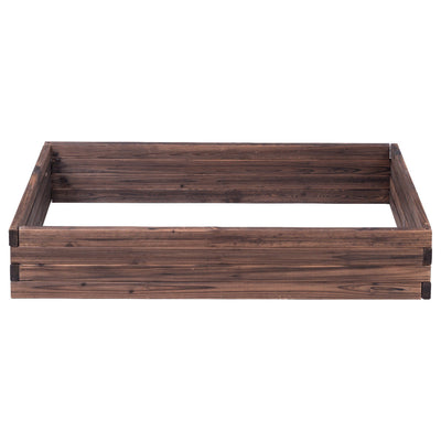 Elevated Wooden Garden Planter Box Bed Kit