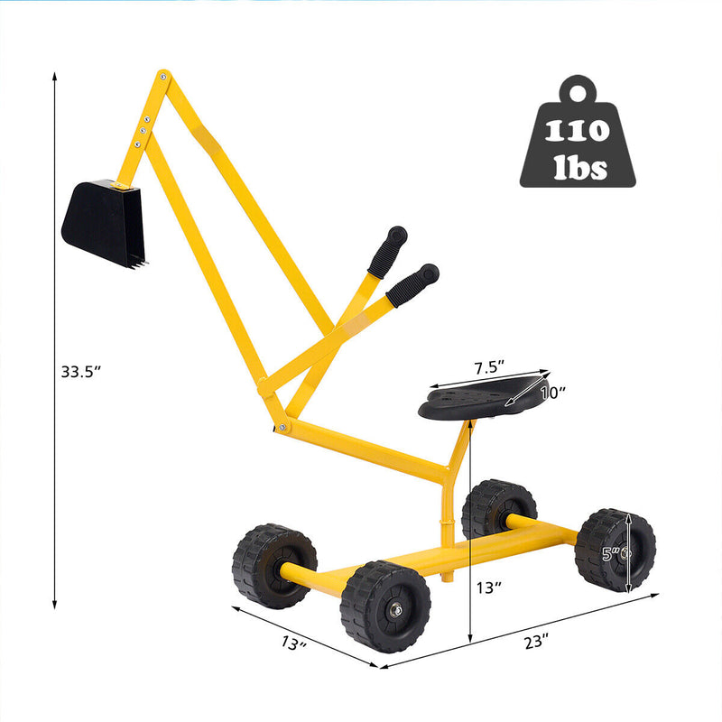 Heavy Duty Kid Ride-on Sand Digger Excavator