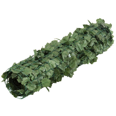 Faux Ivy Leaf Decorative Privacy Fence-59 x 95 Inch