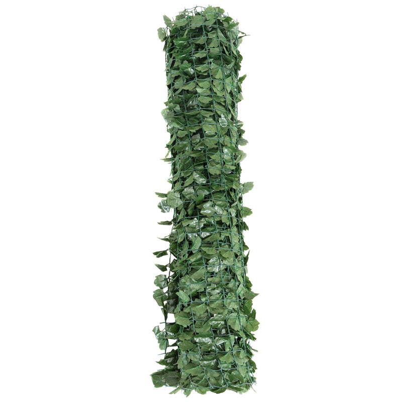 Faux Ivy Leaf Decorative Privacy Fence-59 x 95 Inch