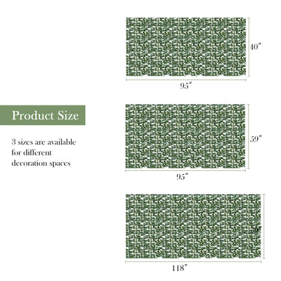 Faux Ivy Leaf Decorative Privacy Fence-59 x 118 Inch