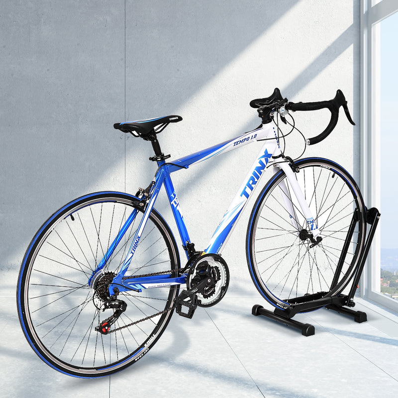 Bicycle Bike Floor Parking Storage Stand Display Rack