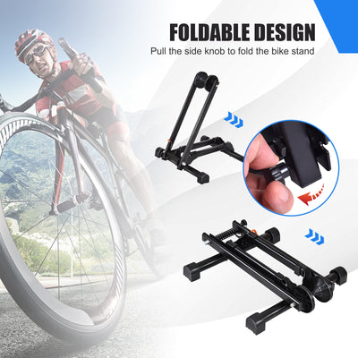 Bicycle Bike Floor Parking Storage Stand Display Rack