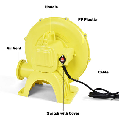 480W 0.6 HP Air Blower Pump Fan for Inflatable Bounce House