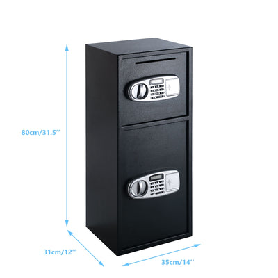 Digital Safe Box with 2 Doors