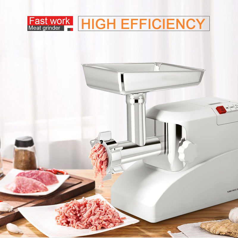 2000 W Electric Meat Grinder with 1 Blade and 3 Plates