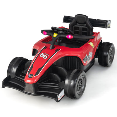 12V Kids Ride on Electric Formula Racing Car with Remote Control-Red