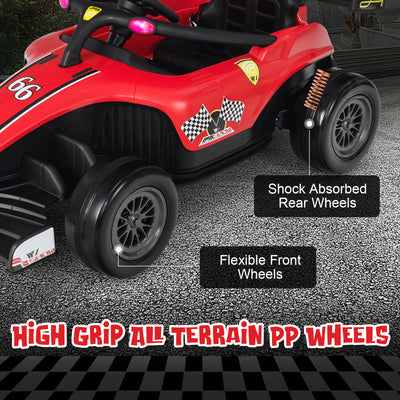 12V Kids Ride on Electric Formula Racing Car with Remote Control-Red