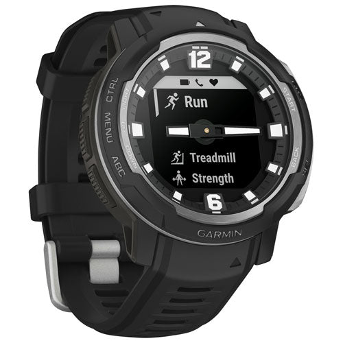 *Garmin Instinct Crossover- 45mm GPS Watch with Heart Rate Monitor - Black