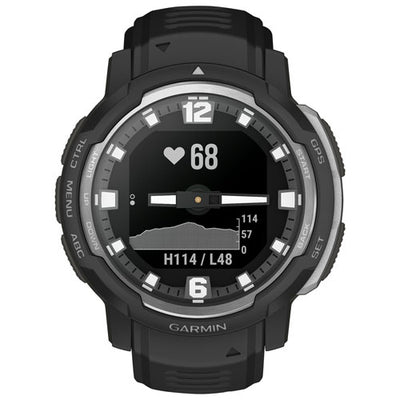 *Garmin Instinct Crossover- 45mm GPS Watch with Heart Rate Monitor - Black