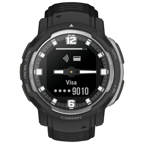 *Garmin Instinct Crossover- 45mm GPS Watch with Heart Rate Monitor - Black