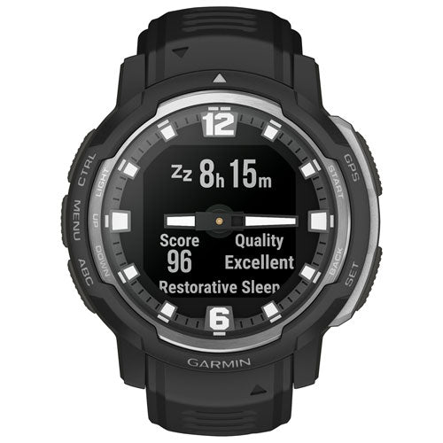 *Garmin Instinct Crossover- 45mm GPS Watch with Heart Rate Monitor - Black