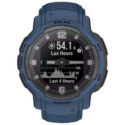 *Garmin Instinct Crossover 'Solar' 45mm GPS Watch with Heart Rate Monitor