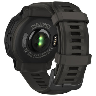 *Garmin Instinct Crossover 'Solar' 45mm GPS Watch with Heart Rate Monitor