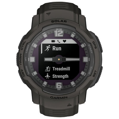 *Garmin Instinct Crossover 'Solar' 45mm GPS Watch with Heart Rate Monitor