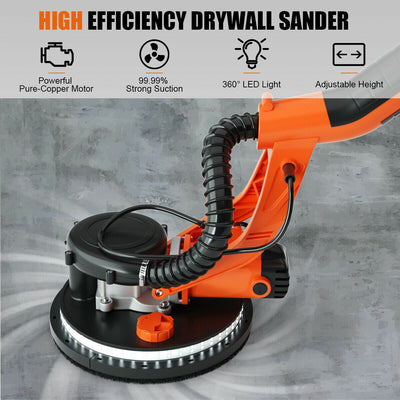 Electric Foldable Drywall Sander 750W Variable Speed