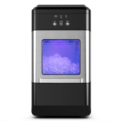 Ice Maker Countertop 44lbs Per Day with Ice Shovel and Self-Cleaning-Black