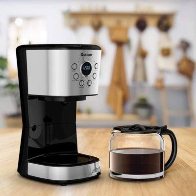 12-cup Programmable Coffee Maker with  LCD Display