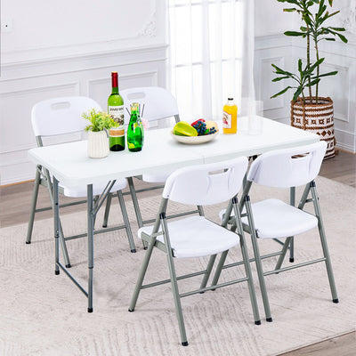 3-Level Height Adjustable Folding Table