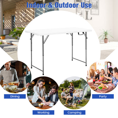 3-Level Height Adjustable Folding Table