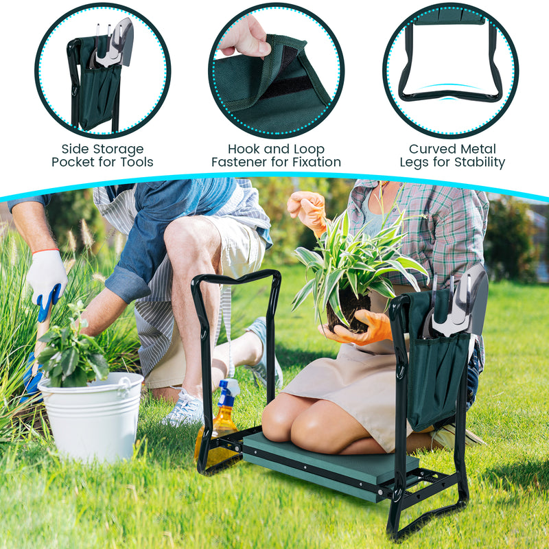 Folding Sturdy Garden Kneeler Pad and Cushion Seat