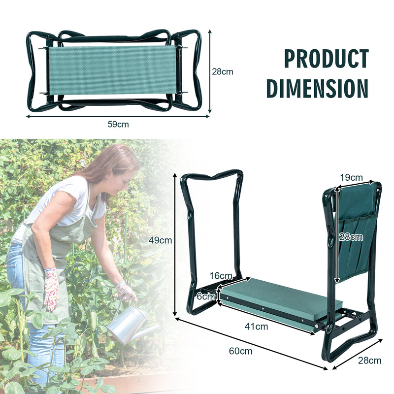 Folding Sturdy Garden Kneeler Pad and Cushion Seat