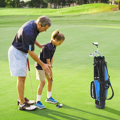 Junior Complete Golf Club Set for Age 8 to 10-Blue