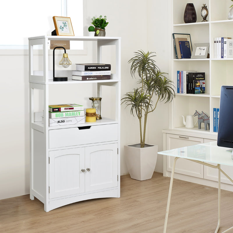 Bathroom Storage Cabinet with Shelf Floor Cabinet and Drawer