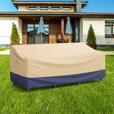 Patio Furniture Cover with Padded Handle and Click-Close Straps-77 x 43 x 30 inches