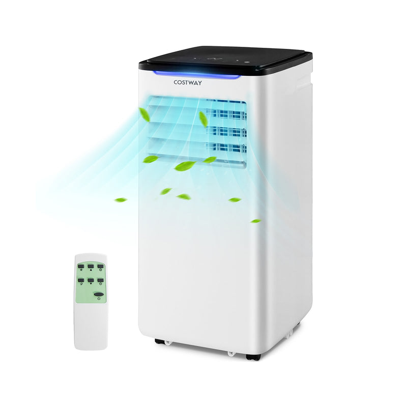 8000/10000 BTU 3-in-1 Portable Air Conditioner with Fan and Dehumidifier Mode-8000 BTU