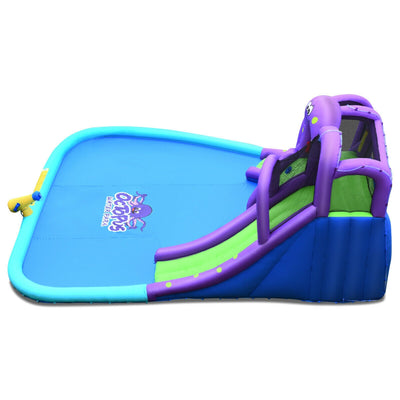 Inflatable Water and Sand Park Mighty Bounce House with Large Pool