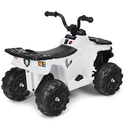 6V Battery Powered Kids Electric Ride on ATV-White