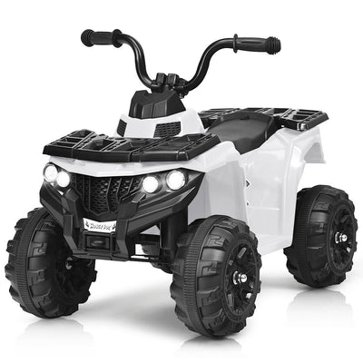 6V Battery Powered Kids Electric Ride on ATV-White