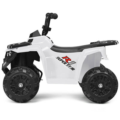 6V Battery Powered Kids Electric Ride on ATV-White