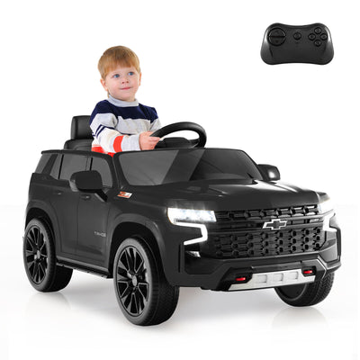 12V Kids Ride on Car with 2.4G Remote Control-Black