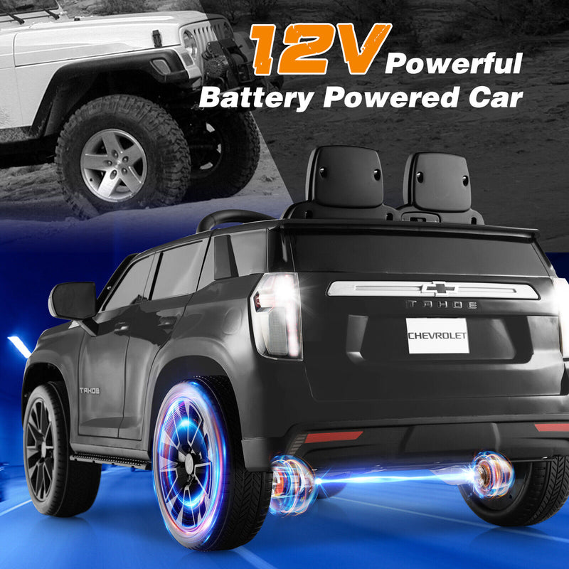 12V Kids Ride on Car with 2.4G Remote Control-Black