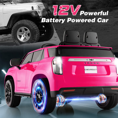 12V Kids Ride on Car with 2.4G Remote Control-Pink