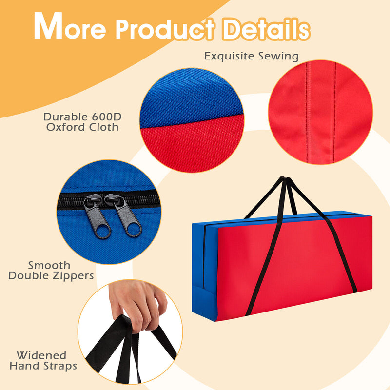 Carrying Bag for 4-to-Score Giant Game Set with Durable Zipper