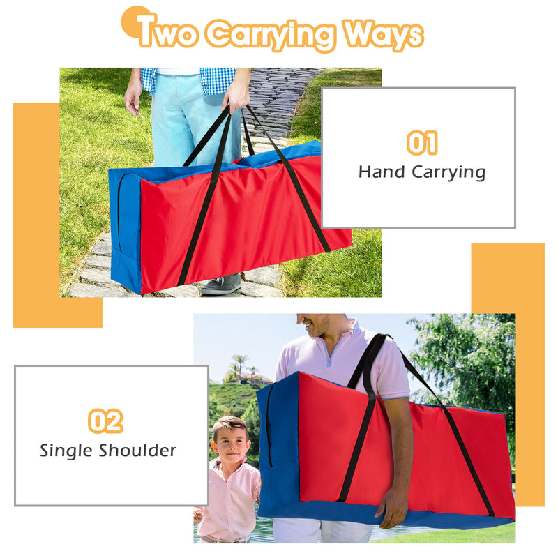 Carrying Bag for 4-to-Score Giant Game Set with Durable Zipper