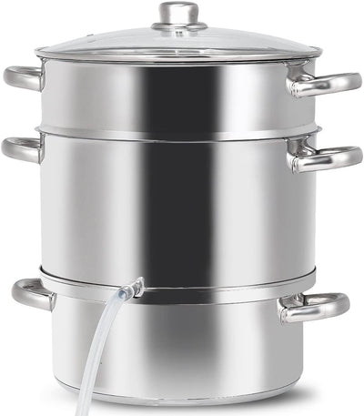 11-Quart Stainless Steel Fruit Juicer Steamer