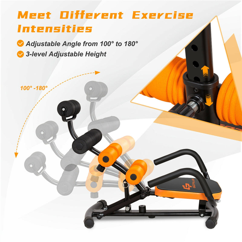 Core Fitness Abdominal Trainer Crunch Exercise Bench Machine