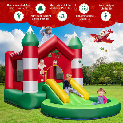 Inflatable Bounce House with Blower for Kids Aged 3-10 Years