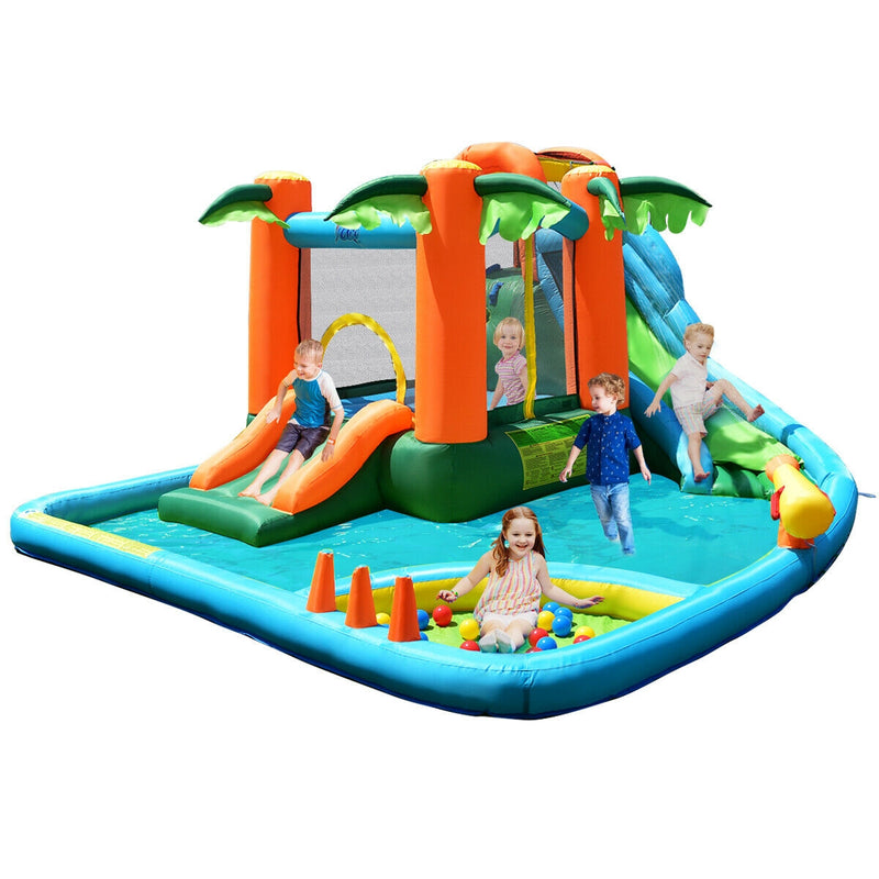 Kids Inflatable Water Slide Bounce House with Blower