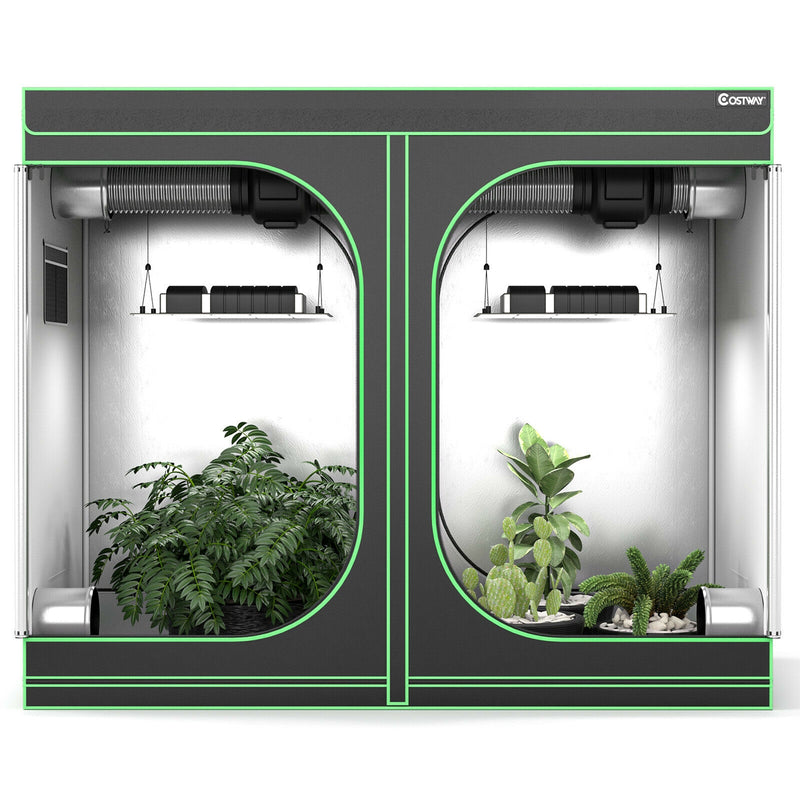 4 x 8 Grow Tent with Observation Window for Indoor Plant Growing-Black