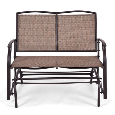 Iron Patio Rocking Chair for Outdoor Backyard and Lawn