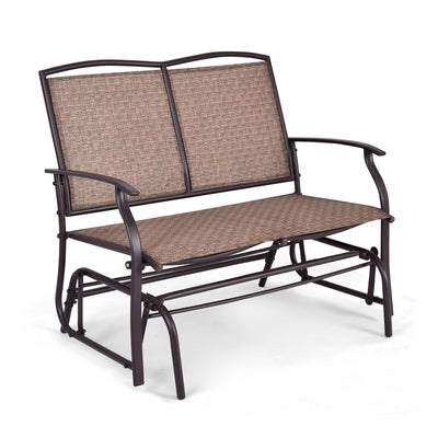 Iron Patio Rocking Chair for Outdoor Backyard and Lawn