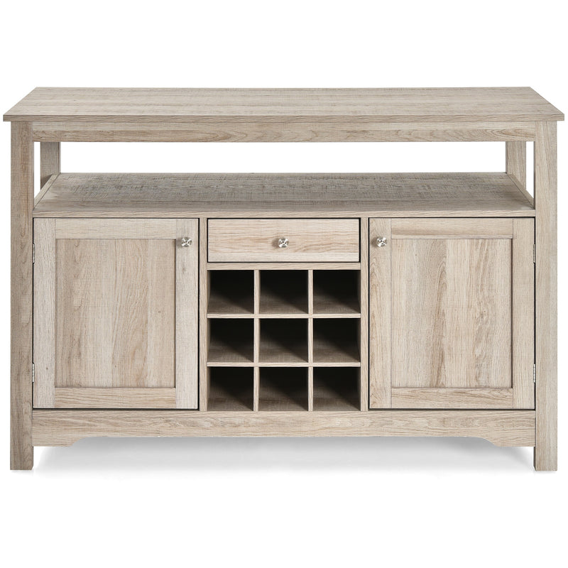 Buffet Server Sideboard Wine Cabinet Console-Gray